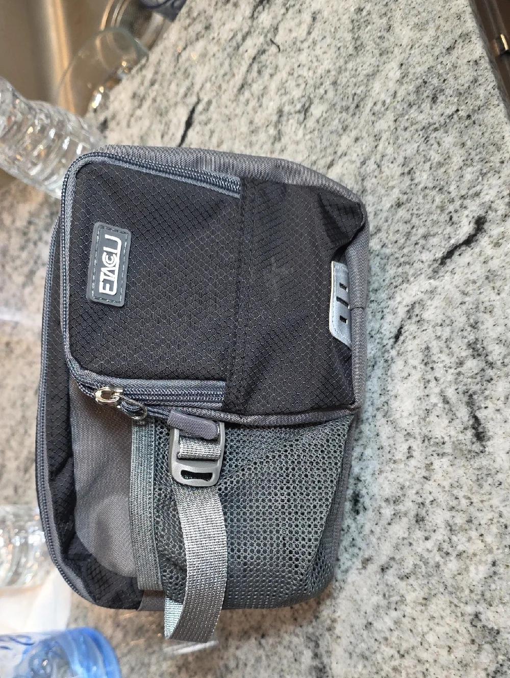 Gray & Black Travel Pet Carrier Pouch NEVER USED!